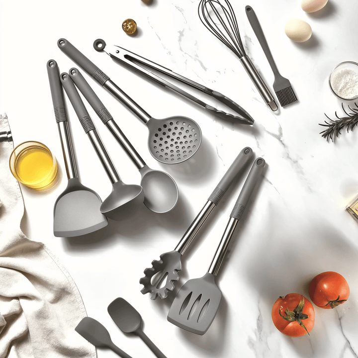 KitchenPro Silikon Köksredskap – Komplett 12 delars set