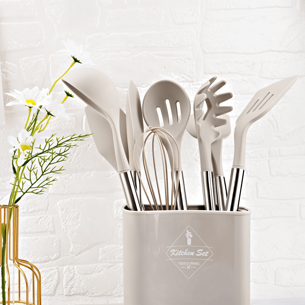 KitchenPro Silikon Köksredskap – Komplett 12 delars set