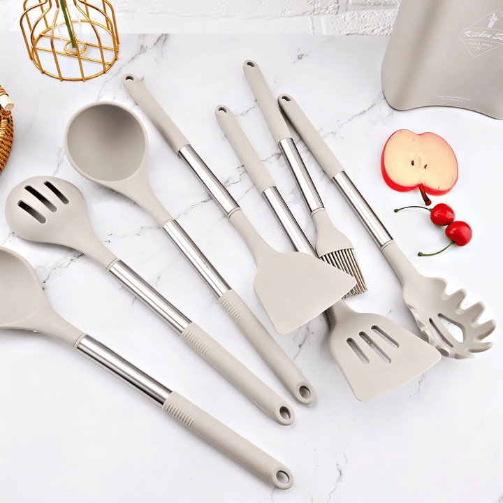 KitchenPro Silikon Köksredskap – Komplett 12 delars set