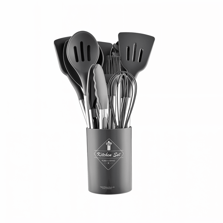 KitchenPro Silikon Köksredskap – Komplett 12 delars set