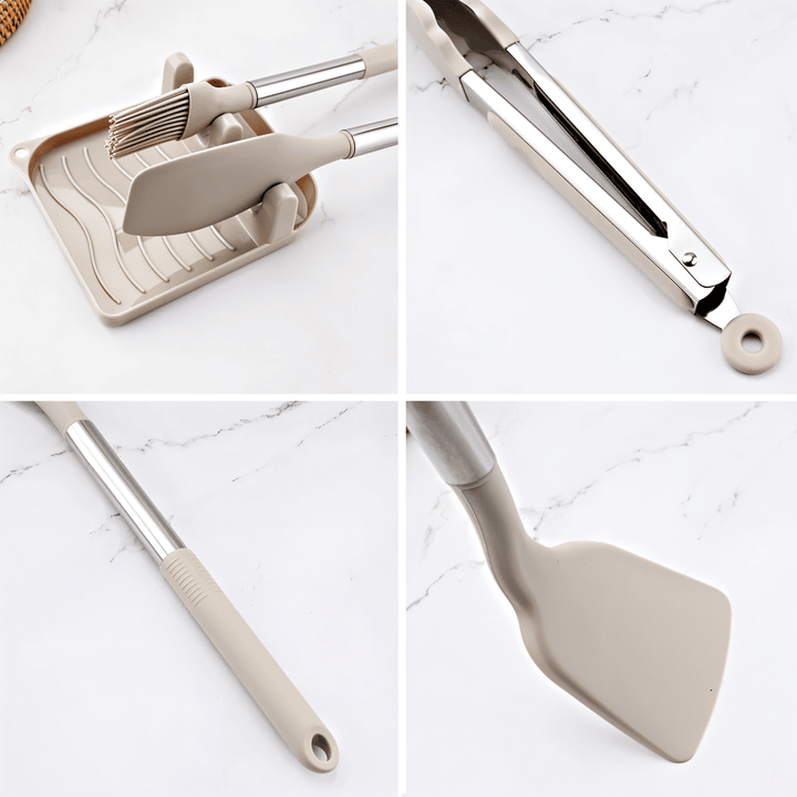 KitchenPro Silikon Köksredskap – Komplett 12 delars set