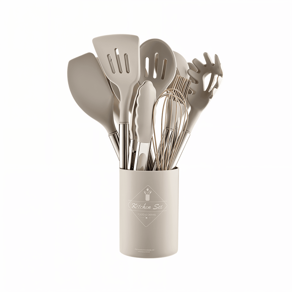 KitchenPro Silikon Köksredskap – Komplett 12 delars set