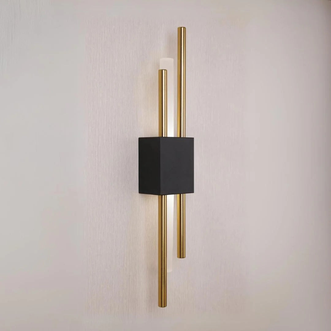 Stilren Vägglampa | 19.7″ | Järn Akryl | LED Vägglampa | 3‑Färgsomkopplare | Brick by Brick