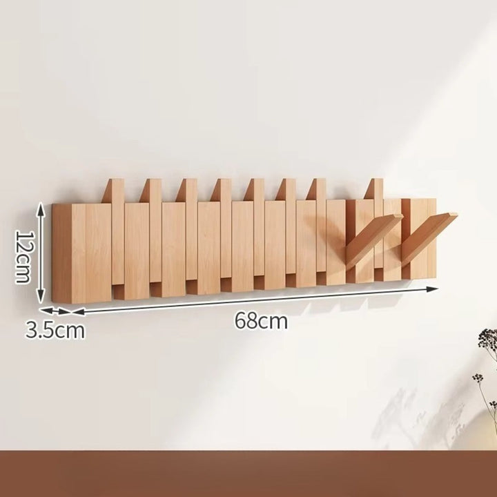 Piano Fällbar Trä Flip Hook Väggantal