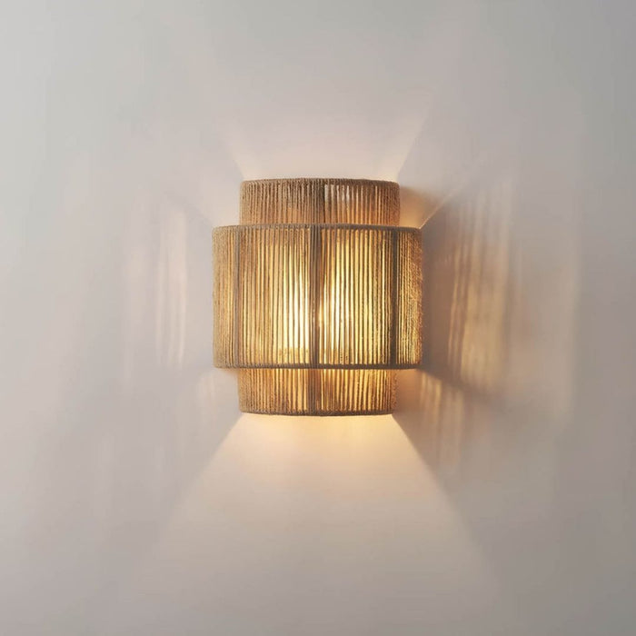 Royallure Handmade Rope Wall Sconce – Varm ambient vägglampa för mysiga vardagsrum