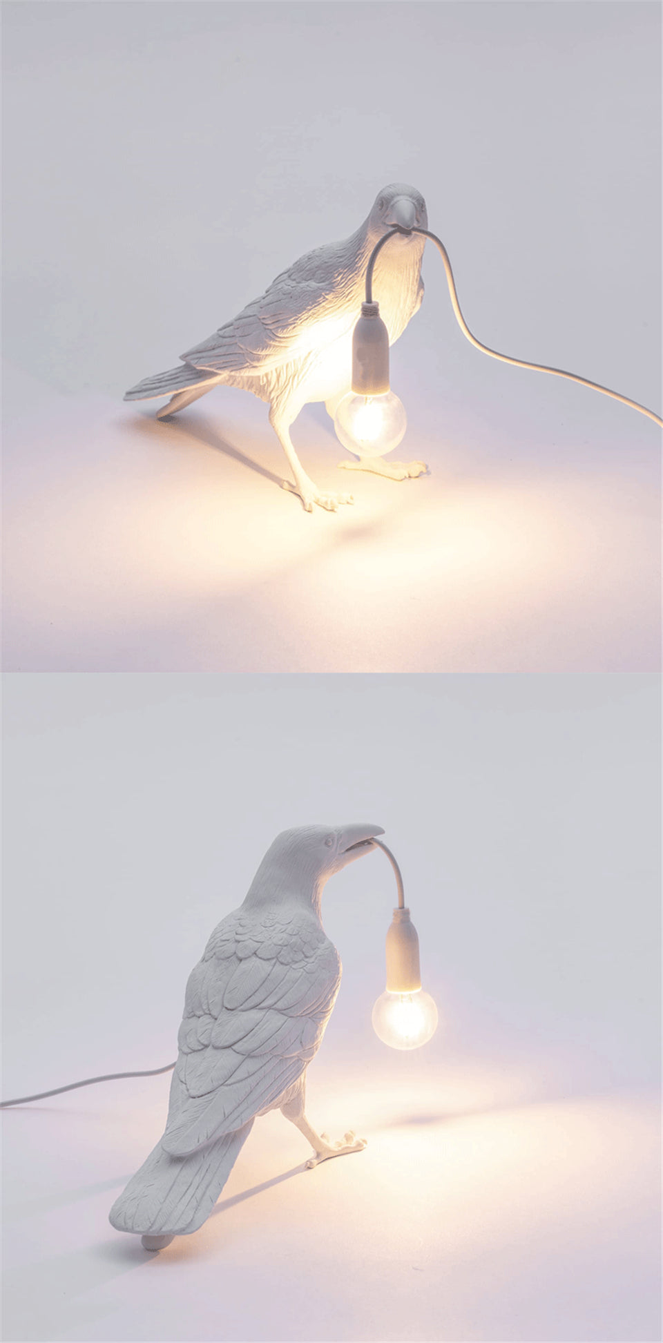 Fågel Lamp – Elegant LED Vägglampa för Hem &amp; Dekor