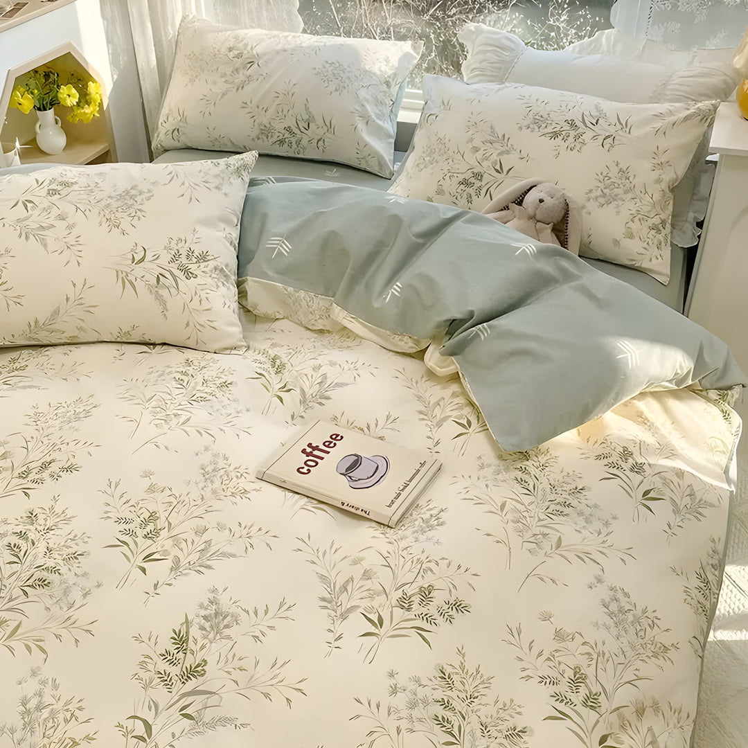 CherryBliss Sängkläder Set – Elegant sängkläder set med madrasskydd