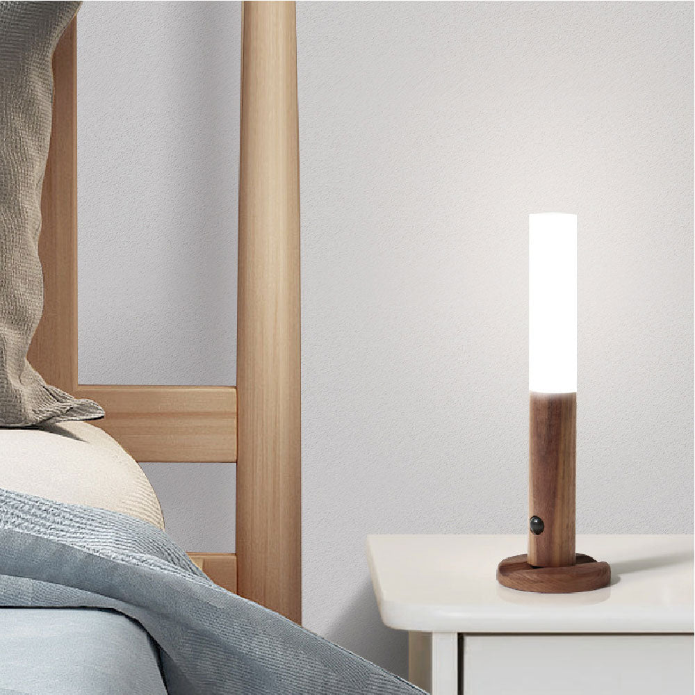 Uppladdningsbar LED-vägglampa – USB-magnetisk rörelsesensorlampa för sovrum, vardagsrum och trappa