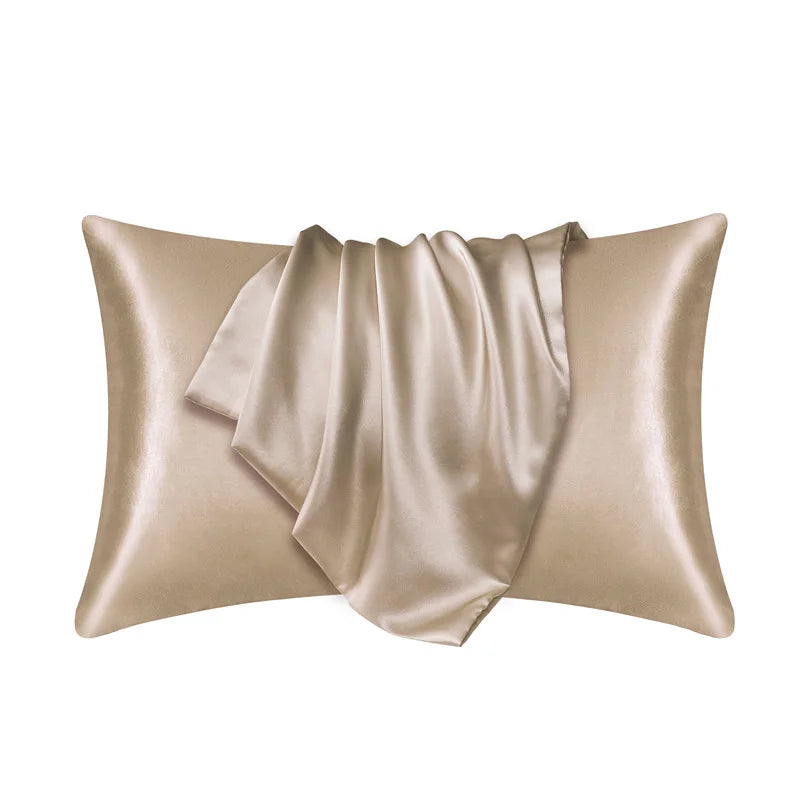 100% Mulberry Silk Pillowcase – Slät, Hypoallergenisk och Lyxig