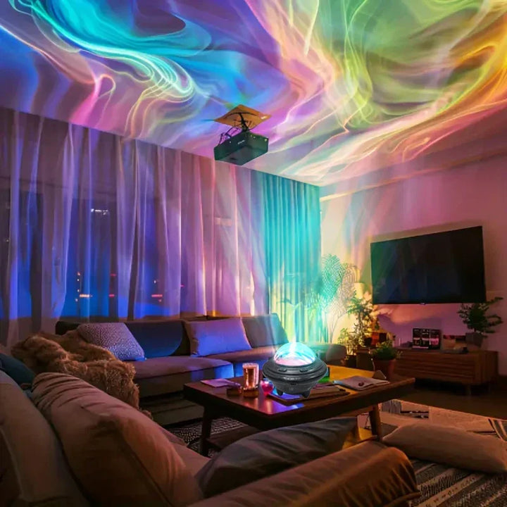 RoyaleGlow Aurora Starlight Projektor – Förvandla ditt utrymme med magiska norrsken