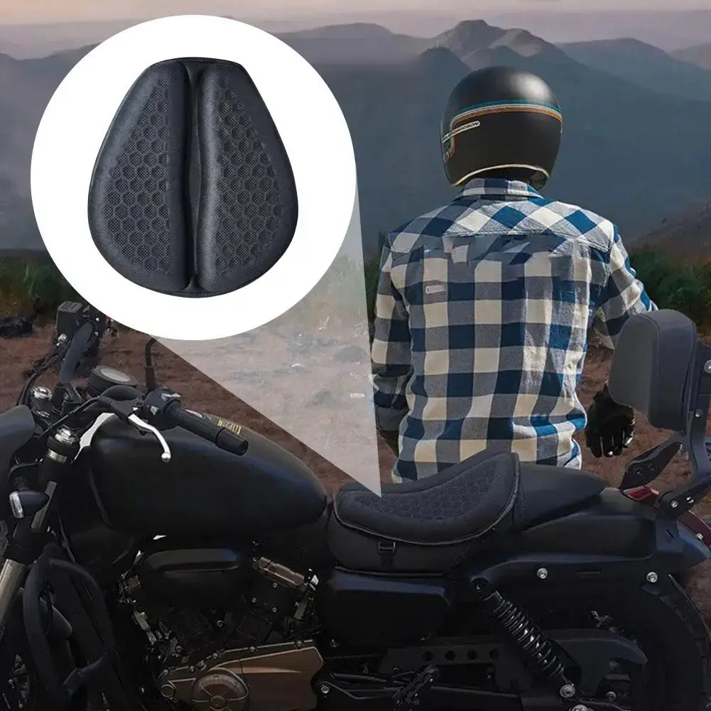 Royallure Gel Motorcykelsäte Pad – Långfärd Komfort, Stötdämpande Halkfri Kudde