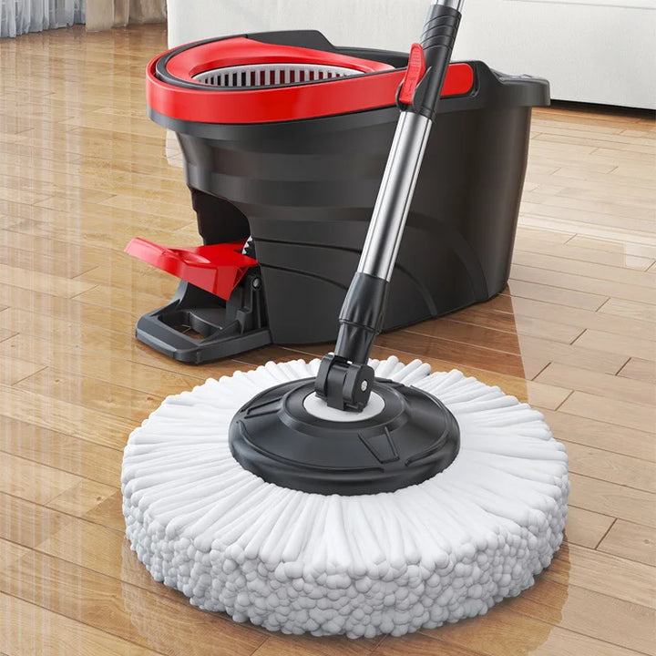 Carvallo Clean Mop Komplett mopp-set | vrid-twist-design | med easy-start-urvridningssystem | inklusive hink