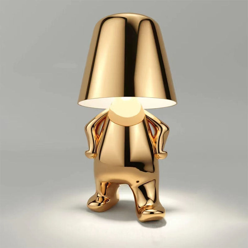 Modern Guld Metall LED Bordslampa