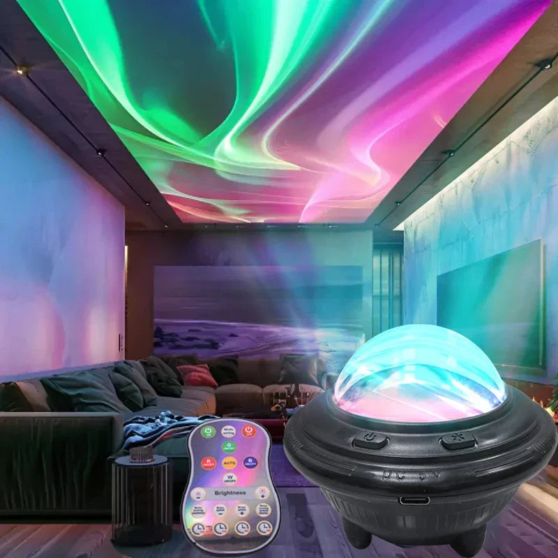 RoyaleGlow Aurora Starlight Projektor – Förvandla ditt utrymme med magiska norrsken