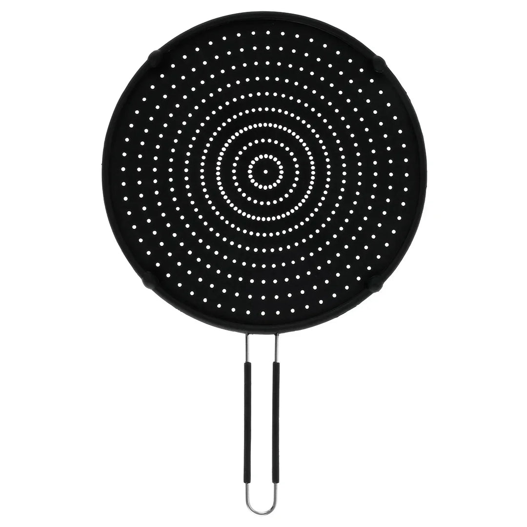 Carvallo CookSafe FlexGuard | Silikon &amp; Rostfritt stål | Fällbart stänkskydd för panna &amp; gryta | 50×32 cm | Värmetålig &amp; Diskmaskinssäker