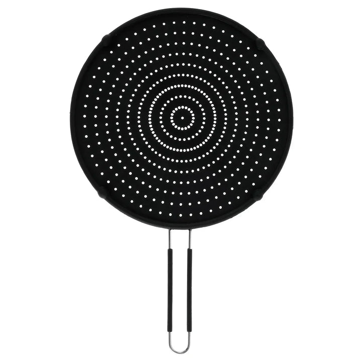 Carvallo CookSafe FlexGuard | Silikon &amp; Rostfritt stål | Fällbart stänkskydd för panna &amp; gryta | 50×32 cm | Värmetålig &amp; Diskmaskinssäker