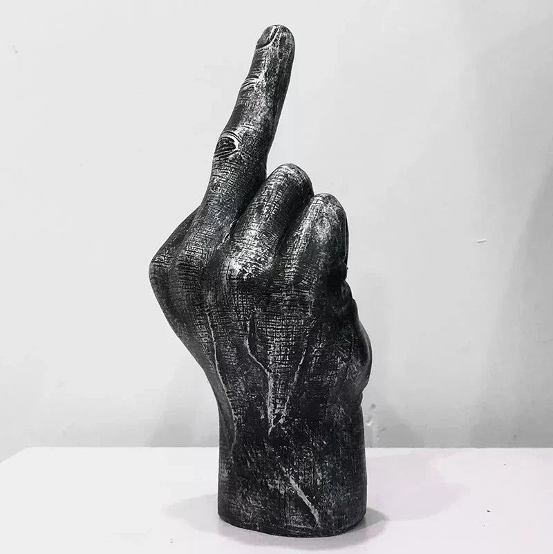 ArtCreativ | Jag Har En Dålig Attityd Skulptur för Hem- och Kontorsinredning