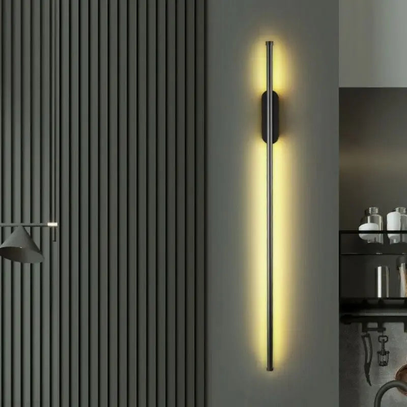 Modern nordisk LED vägglampa – Vägglampa för vardagsrum och sovrum