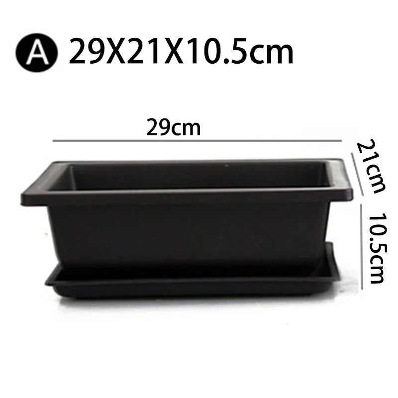 Carvallo Plantekrukke | Antikk-utseende &amp; Bruddsikker | Med Underlag | 29x21x10,5 cm