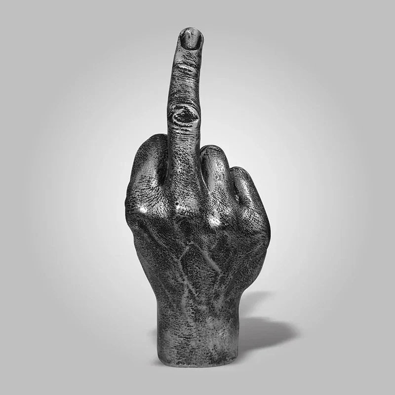 ArtCreativ | Jag Har En Dålig Attityd Skulptur för Hem- och Kontorsinredning