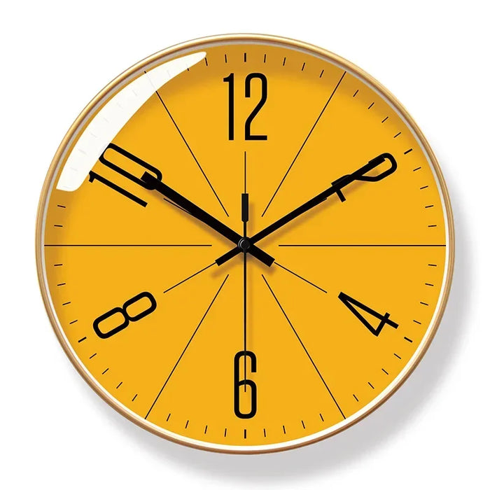 TimeWisp Trä Väggklocka – Tyst och Stilren Tidsvisare