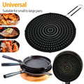 Carvallo CookSafe FlexGuard | Silikon & Rostfritt stål | Fällbart stänkskydd för panna & gryta | 50×32 cm | Värmetålig & Diskmaskinssäker