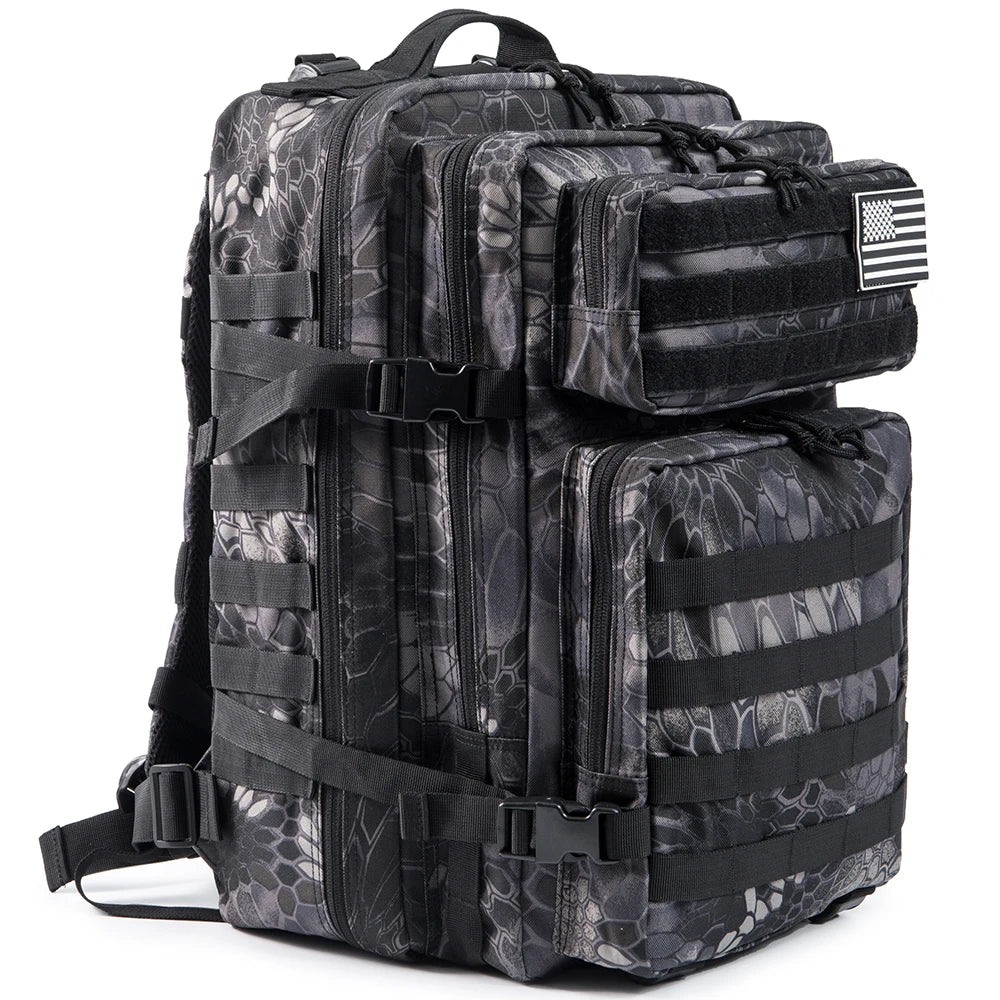 Ryggsäck Camo Tactical 45L Militärryggsäck