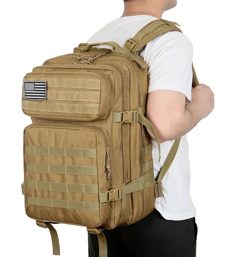 Ryggsäck Camo Tactical 45L Militärryggsäck