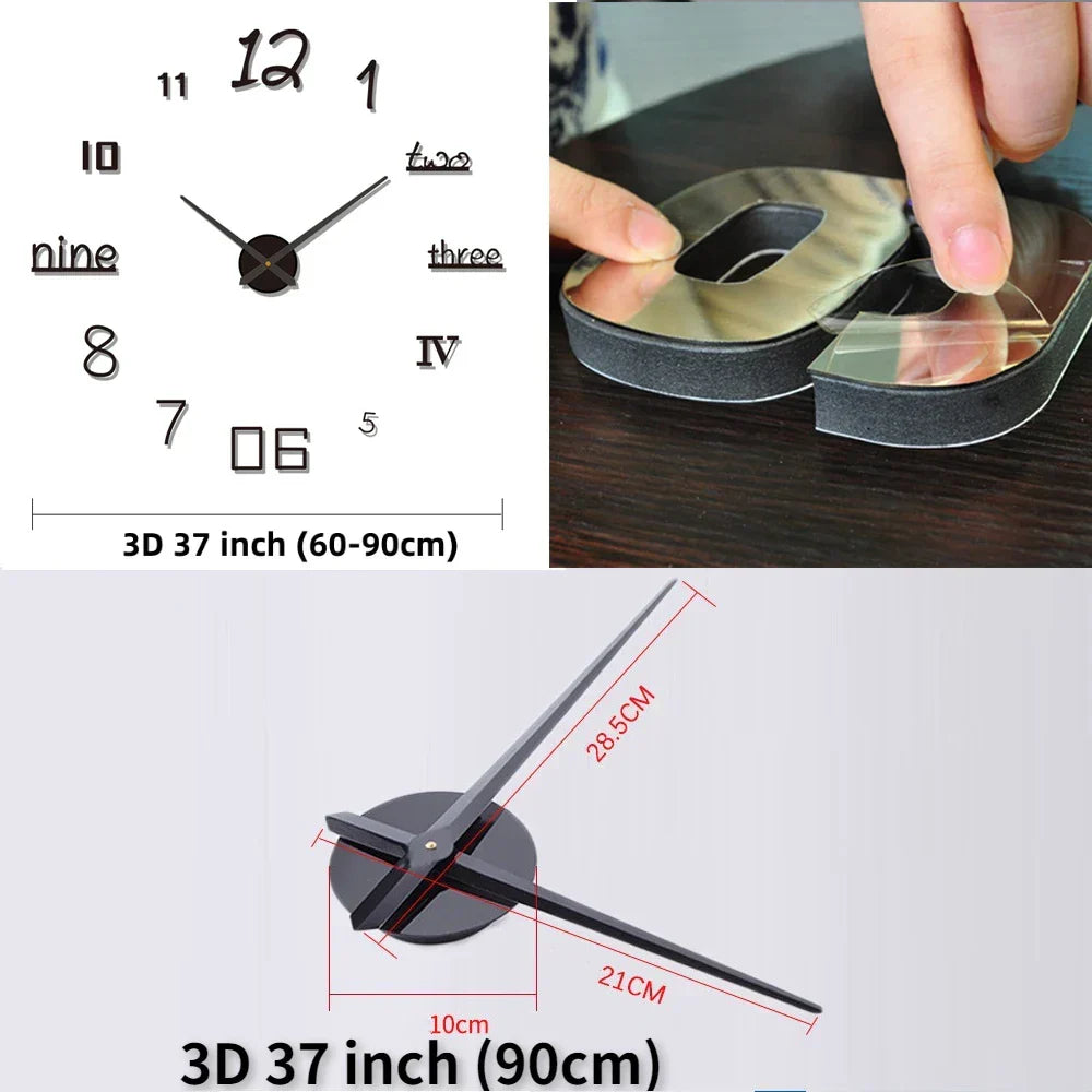 Originella designväggklocka