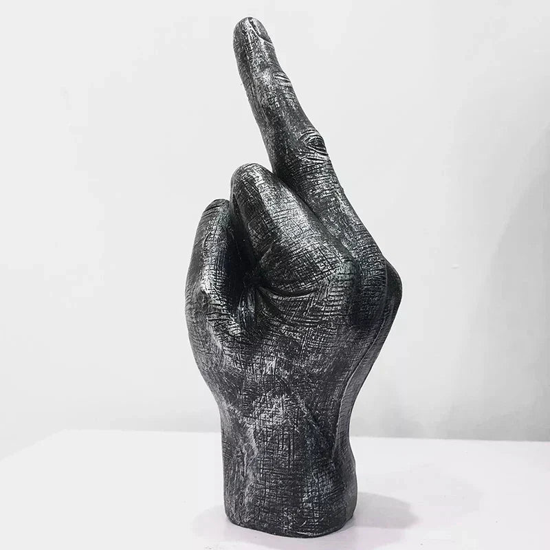 ArtCreativ | Jag Har En Dålig Attityd Skulptur för Hem- och Kontorsinredning