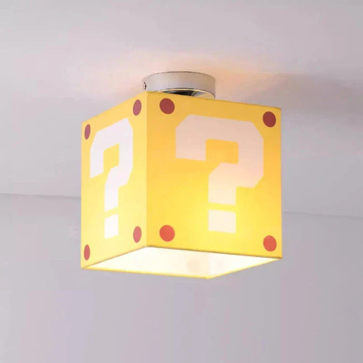 Retro Pixel Taklampa | Frågeblockstil | E27-fattning | 3 ljuslägen