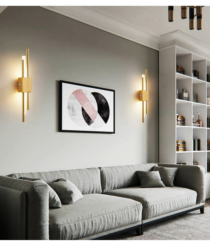 LED Staggered Trådlös Vägglampa – Usb Uppladdningsbar Inomhusbelysning för Modern Hembelysning