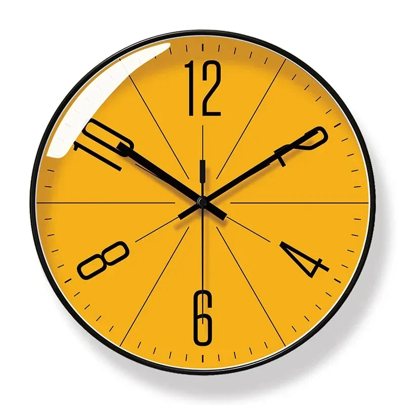 TimeWisp Trä Väggklocka – Tyst och Stilig Tidshållare