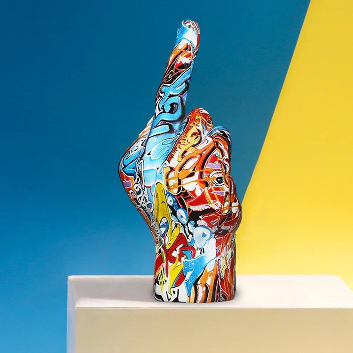 ArtCreativ | Jag Har En Dålig Attityd Skulptur för Hem- och Kontorsinredning
