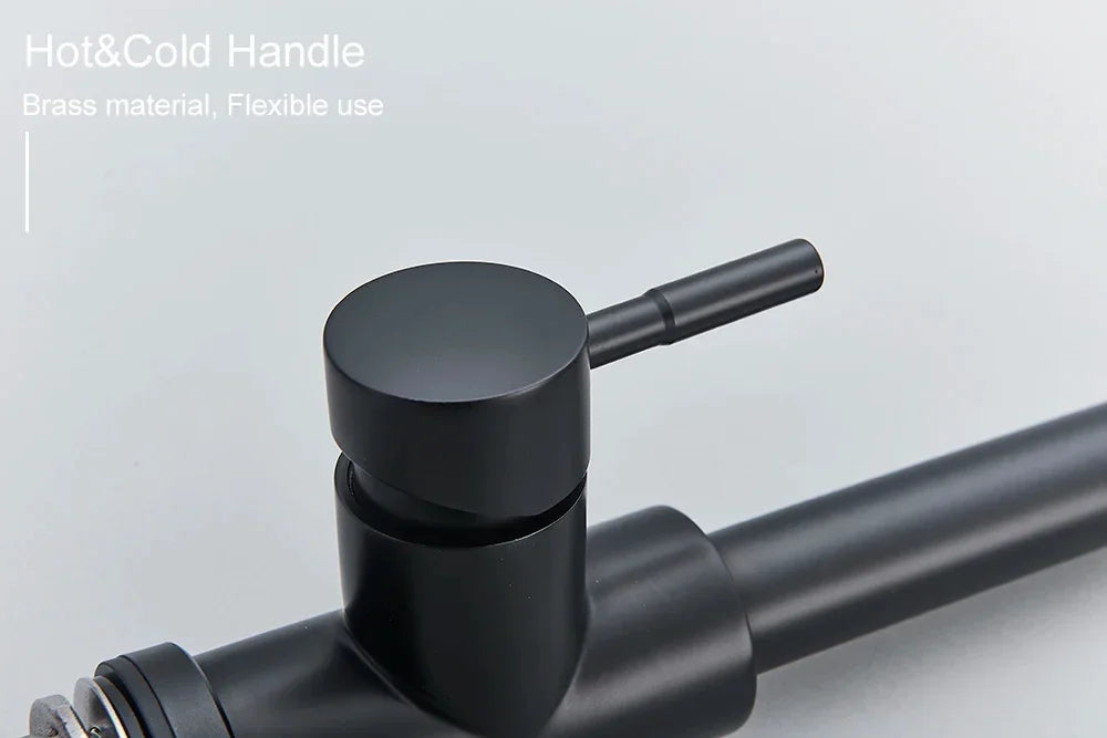 Royallure Touch-Sensor Utdragbar Kökspip – Handsfree Flöde, Svängbar Spruta &amp; Germ-Säker