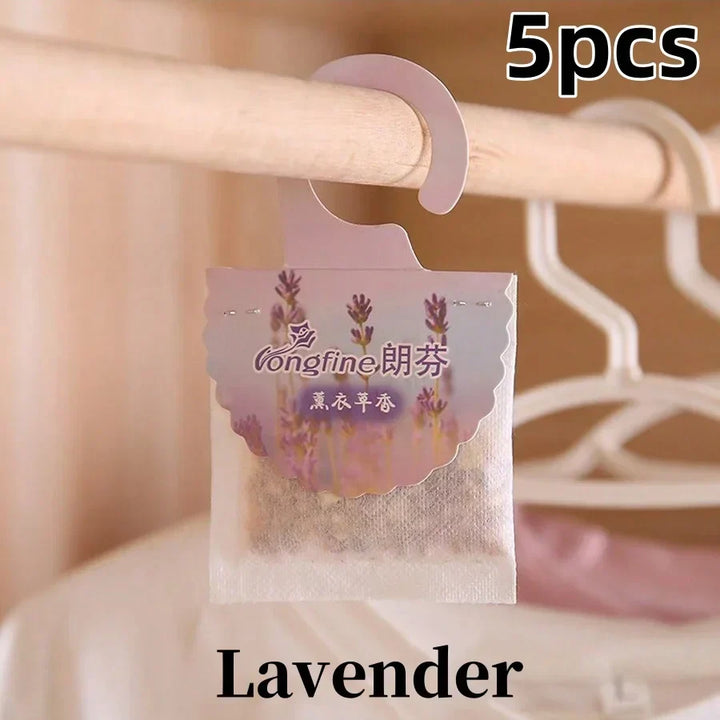 Carvallo Doftpåsar för garderob &amp; rum | 5/10 stycken | Långvarig doft | Med hängare | Aromaterapi &amp; luftrensare