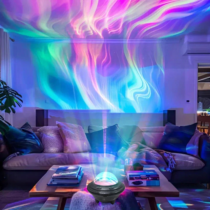 RoyaleGlow Aurora Starlight Projektor – Förvandla ditt utrymme med magiska norrsken