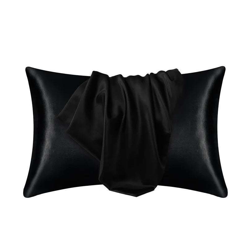 100% Mulberry Silk Pillowcase – Slät, Hypoallergenisk och Lyxig