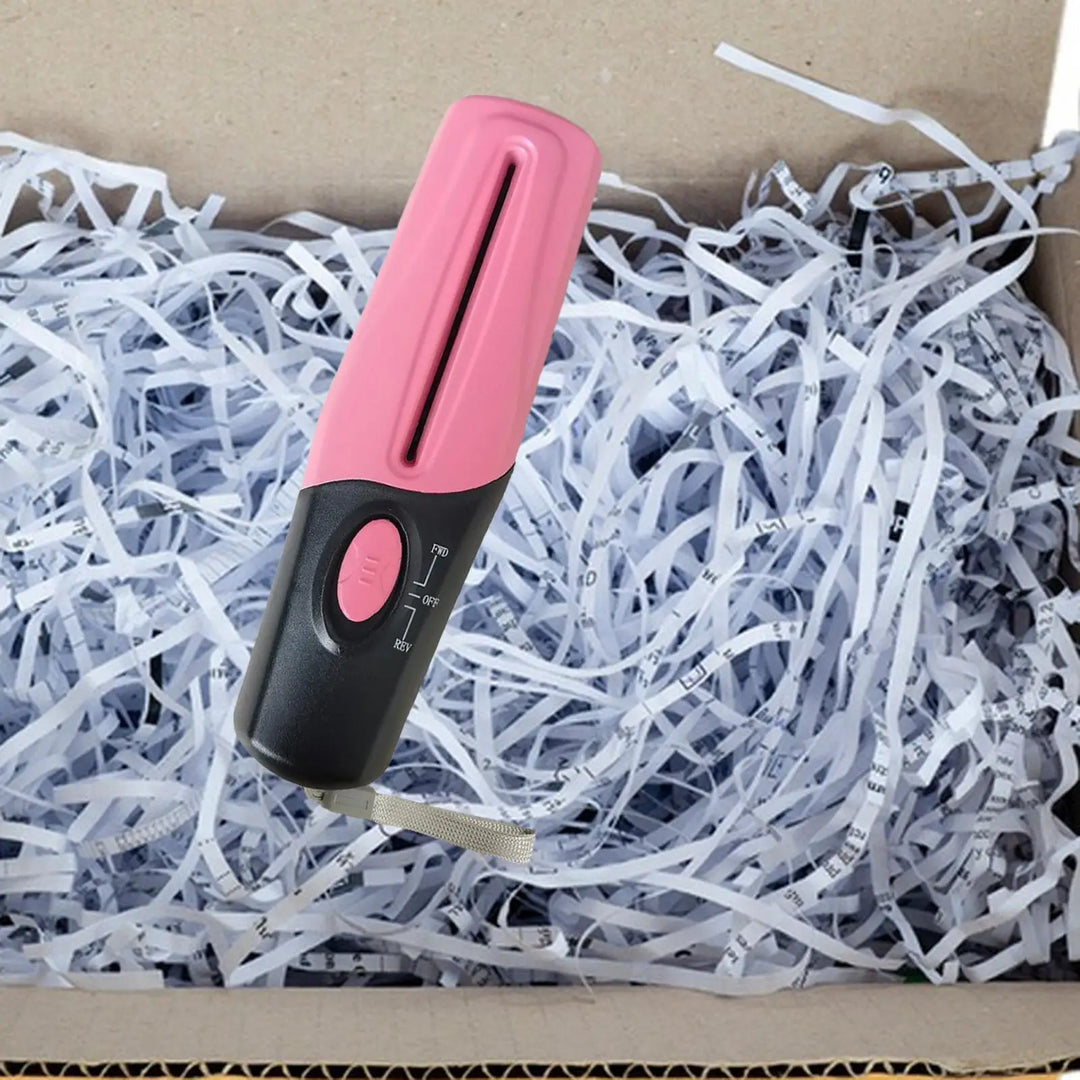 Carvallo Mini Pappersförstörare | Bärbar &amp; USB-driven | För A4/A6 Papper | Tyst &amp; Kompakt