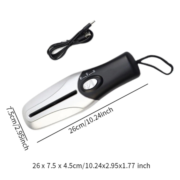 Carvallo Mini Pappersförstörare | Bärbar &amp; USB-driven | För A4/A6 Papper | Tyst &amp; Kompakt