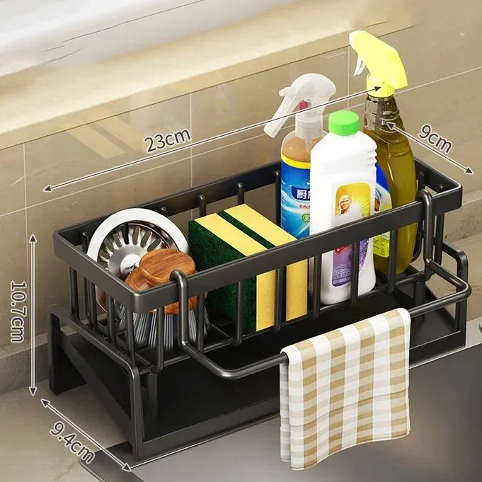 Carvallo Disksvamphållare Kök | Multifunktionell Diskställ | För Diskho, Dukar &amp; Diskmedel | Organisator Regale