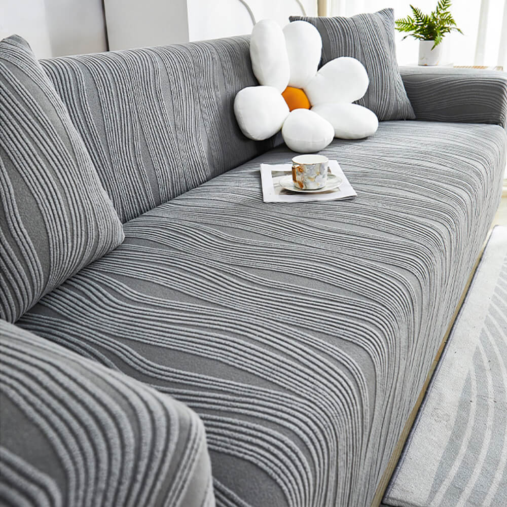 Jacquard Stretch Full-Cover Anti-scratch Soffaöverdrag Mjuk Djurvänlig