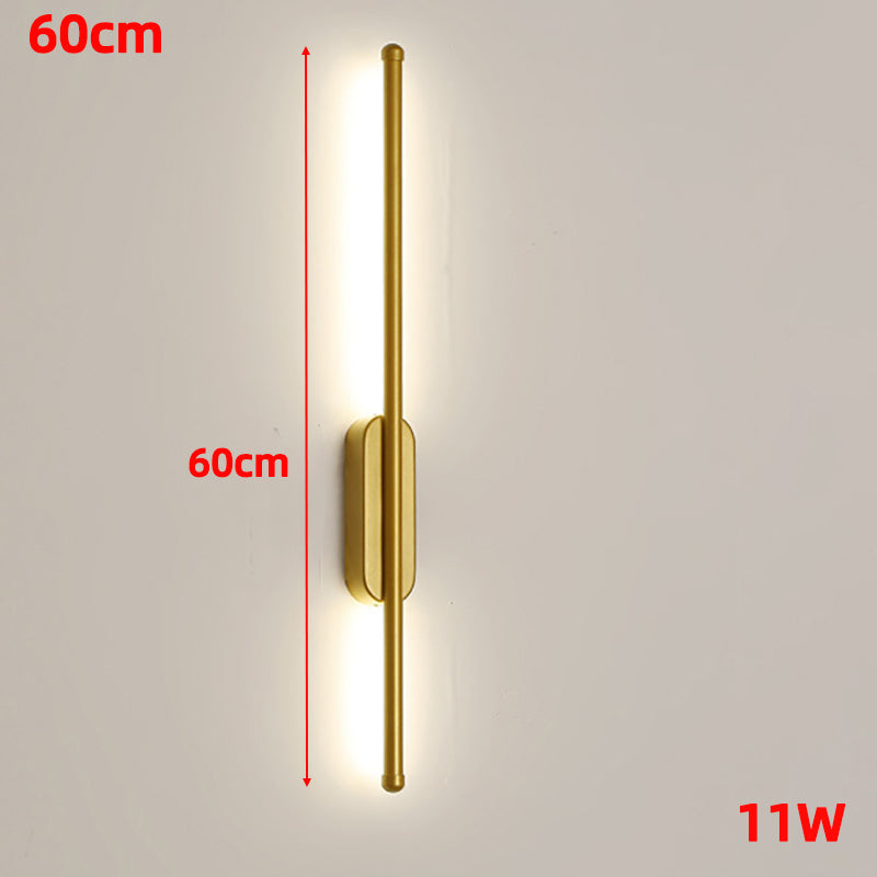 Modern nordisk LED vägglampa – Vägglampa för vardagsrum och sovrum