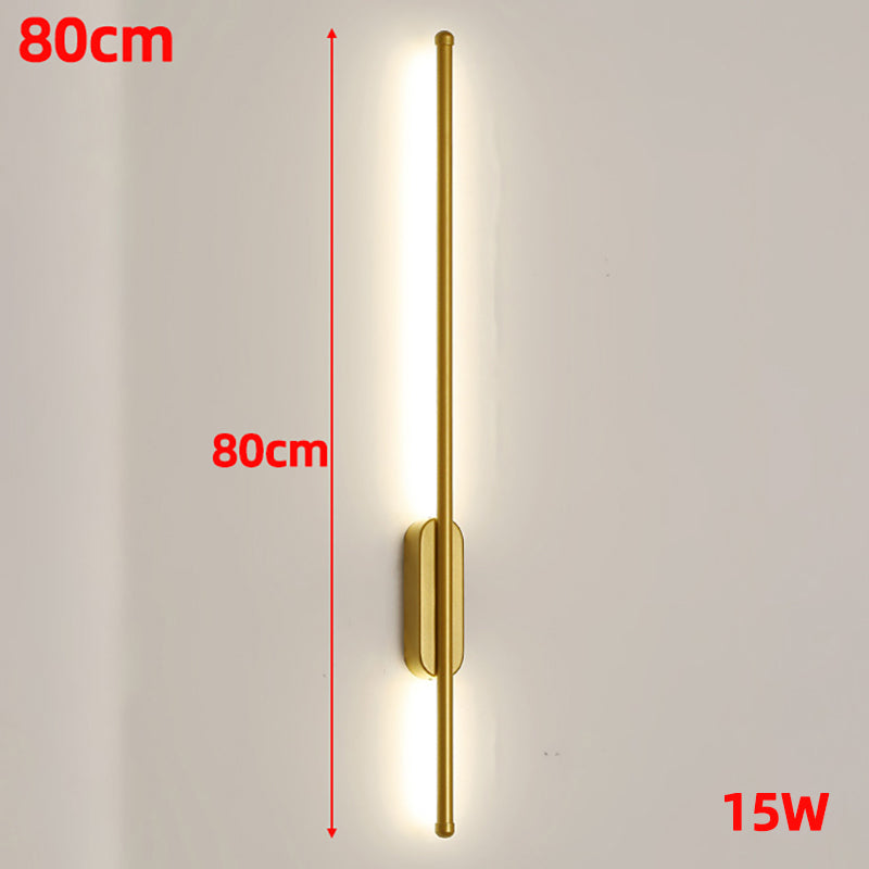 Modern nordisk LED vägglampa – Vägglampa för vardagsrum och sovrum