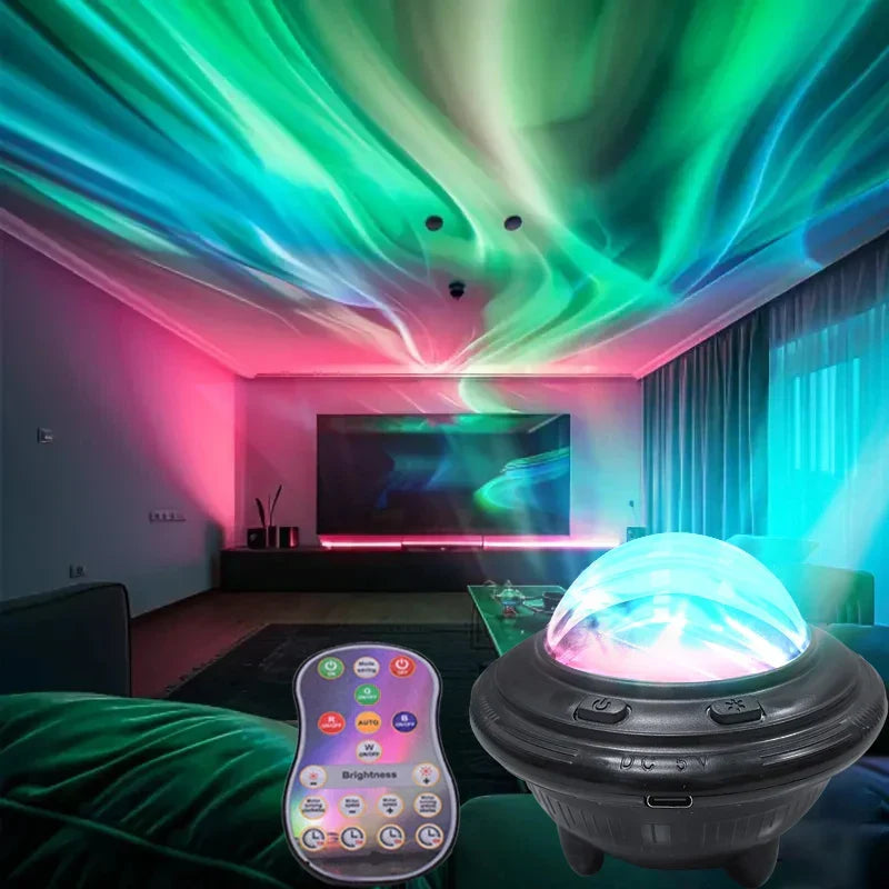 RoyaleGlow Aurora Starlight Projektor – Förvandla ditt utrymme med magiska norrsken