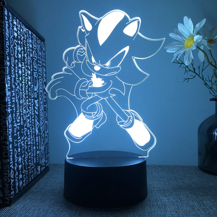 Sonic LED-lampa - Lekfull belysning för spelare