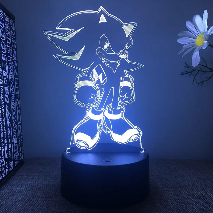 Sonic LED-lampa - Lekfull belysning för spelare