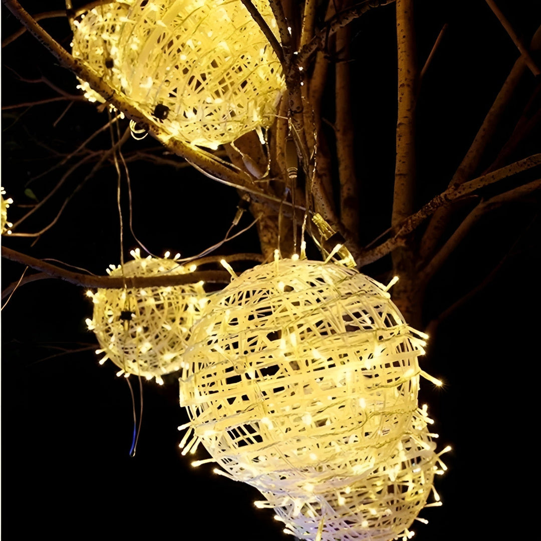 GoldenHaze Lights – LED-boll-ljusslinga för utomhus- och inredningdekoration