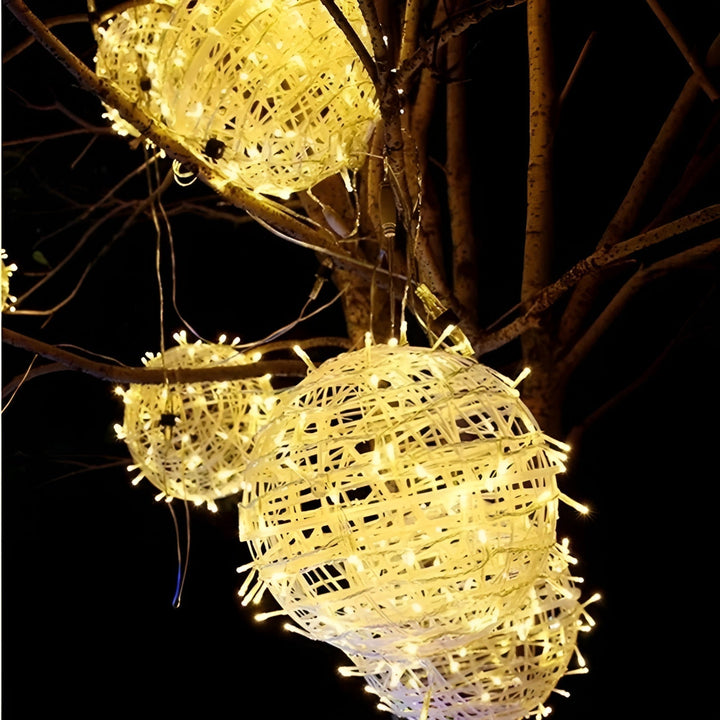 GoldenHaze Lights – LED-boll-ljusslinga för utomhus- och inredningdekoration