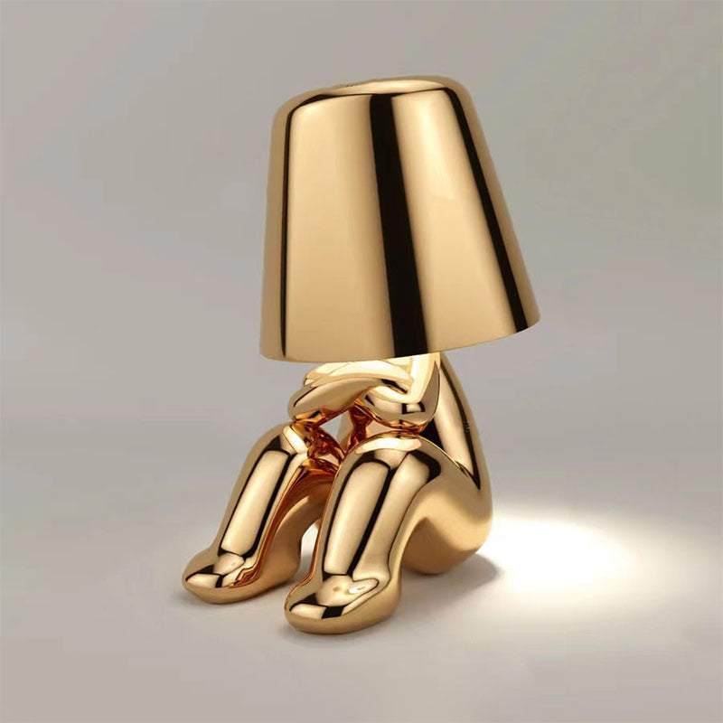 Modern Guld Metall LED Bordslampa